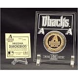 Arizona Diamondbacks 24Kt Gold Coin In Archival Etched Acrylic.