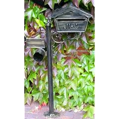 Luxus Stand Briefkasten komplett Set antik Stil