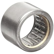 INA SCE99P Needle Roller Bearing, Caged Drawn Cup, Steel Cage, Open End, Single Seal, Inch, 9/16" ID, 3/4" OD, 9/16" Width, 14000rpm Maximum Rotational Speed, 2420lbf Static Load Capacity, 1730lbf Dynamic Load Capacity