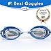 GogglX Swimming Goggles for Men and Women with 3 Pcs Nose Bridge