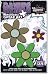 RAWKS Flowers Multi-pack (Brown, Green, and Mini-purple Flowers) - Customize Your Instrument with Non-adhesive, Static-cling Decals