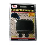 Hands-Free Cap Light for Outdoor Activity - Clips to Bill! (Orange)
