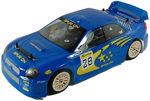 Childrens Toyshop  Toys : Blue Subaru Radio Control ACME 4WD 1:10 Scale Cyclone PRO Nitro Powered on Road Car