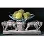 Thai Elephants Centerpiece Statue Sculpture Magnificent