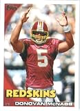 2010 Topps NFL Football Card # 350 Donovan McNabb - Washington Redskins - NFL Trading Card in a Protective ScrewDown Case!