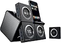 BOYNQ WAKE-UP iPod Speaker and Alarm Clock (Black)