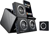 BOYNQ WAKE-UP iPod Speaker and Alarm Clock (Black)