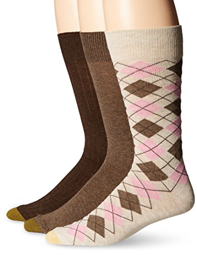 Gold Toe Men's Classic Argyle 3-Pack Sock Sock