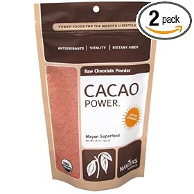 Navitas Naturals Raw Chocolate Powder, Organic Cacao Power,16-Ounce Pouch (Pack of 2)