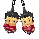 Betty Boop Kurt Adler UL 10-Light with Heart Light Set