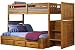 New Energy Honey Stair Stepper Bunk Bed Twin over Full with Drawers