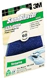 3M SandBlaster 9670 60-Grit Mouse Sandpaper Sheets, 4-Pack
