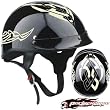 AGV MDS A4 BLACK TRIBAL WHITE SMALL/SM HALF-HELMET