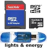 Produkt-Bild: 32GB Micro SDHC SD 32 GB Speicherkarte f&uuml;r V900 OPTIMUS PAD / Archos 4.3 / 7 / 10.1 / 5 / Arnova 8 / Nokia N800 / Samsung Galaxy TAB / WiFi / Acer Iconia Tab A500 / W500 / W500P / Motorola Xoom Tablet / Odys Genesis X610000 / Dell Streak / WeTab 3G / Prestigio PMP3084B / Easypix EasyPad 700 / 1000 / 1200 / TOUCHLET Tablet-PC X2 / Nexoc Pad 7 / Creative Ziio / SANHO HyperDrive / ViewSonic ViewPad / Smartbook Surfer 360 MN10u / A-rival a-PAD NAV-PA81w / Toshiba Folio 100 / Point of View Mobii TEGRA / Asus Eee PC T101MT / Hanvon B10 / KCSpad P10T + Lights and Energy Micro USB SDHC Reader