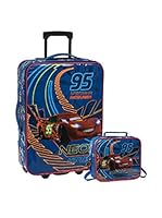 Disney Set Trolley semirrígido + neceser Cars Neon (Azul)
