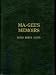 Books : MA-GEE'S MEMOIRS
