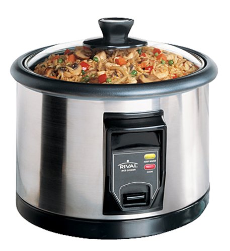 Rival RCS200 20-Cup Stainless Steel Rice Cooker