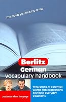Berlitz German Vocabulary Handbook (Berlitz Guides)