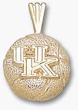 Kentucky Wildcats New UK Basketball Pendant - 14KT Gold Jewelry