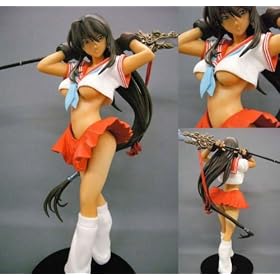 Ikki Tousen - statuette PVC 1/7 Kanu Unchou Red Uniform
