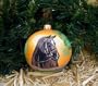 Hand Painted Glass Ornaments Chestnut Bust (EH-909)