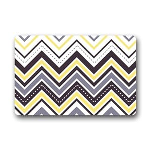 colorful chevron door outdoor pattern doormats entrance bathroom mat mats rug indoor floor yellow x15 slip rubber non