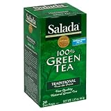 Salada Green Tea, Tea Bags, 20-Count Boxes (Pack of 12)