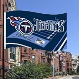 Tennessee Titans NFL Field Design 3 &acute; x5 &acute; Banner Flag by Fremont Die - B0006NB1KO