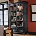 American Drew Camden Black Bookcase China Cabinet