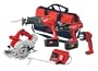 Milwaukee 0923-29 18 Volt 1/2-Inch Lok-Tor Hammer-Drill, Sawzall -InchThe Hatchet-Inch, Circular Saw & Worklight Combo Kit