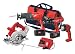 Milwaukee 0923-29 18 Volt 1/2-Inch Lok-Tor Hammer-Drill, Sawzall -InchThe Hatchet-Inch, Circular Saw & Worklight Combo Kit