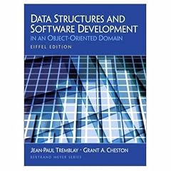 Data Structures and Software Development in an Object Oriented Domain (Object and Component Technology Series)