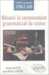 R�ussir le Commentaire Grammatical de...