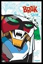 Brak Show Paint By Number Space Ghost Adult Swim Black Wood-Mounted Art Poster Print - 24" X 36"