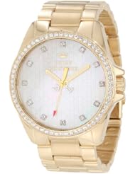 Juicy Couture Womens 1901009 Stella Gold Plated Bracelet Watch