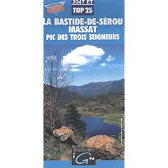 Carte de randonn�e : La Bastide de S�rou