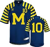 Michigan Wolverines Navy adidas #10 Throwback Premier Jersey
