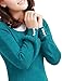 Allegra K Women Peter Pan Dress Bracelet Sleeve Button Down Back Short Dresses, Turquoise, Small