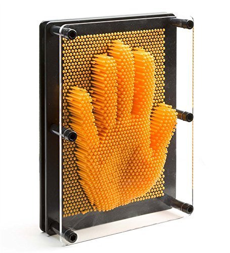 Large Pin Art, in Orange