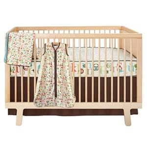 Skip Hop 4-piece Bumper-free Crib Bedding Set