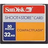 Sandisk 32MB/50 PICTURE COMPACTFLASH ( SDCFS-32-A10 )