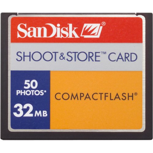 Sandisk 32MB/50 PICTURE COMPACTFLASH  SDCFS-32-A10 