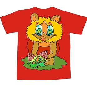 T-Shirt E911 Belle T-shirt imprim� color� L - B�b� chat dr�le