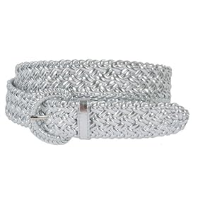 Metallic Braided Woven Belt