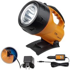 LiteXpress LXL60000R9 LXSP101 Akku-Handscheinwerfer, 1 Cree Hochleistungs-LED mit Lichtleistung bis zu 124 Lumen, wiederaufladbar Leistungsangabe nach ANSI-Standard, orange/schwarz