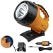 LiteXpress LXL60000R9 LXSP101 Akku-Handscheinwerfer, 1 Cree Hochleistungs-LED mit Lichtleistung bis zu 124 Lumen, wiederaufladbar Leistungsangabe nach ANSI-Standard, orange/schwarz