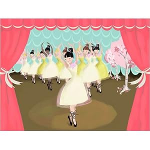 Oopsy Daisy The Ballerina 24x18 Canvas Art Image Wrap by 