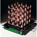LED-Cube LC444, 4x4x4 LEDs, Komplettbausatz
