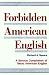 Book Forbidden American English