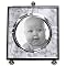 Thomas O'Brien® Round Antiqued Mirror Frame - 3x3"